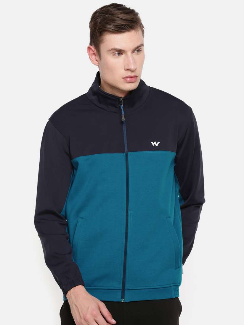 Buy Wildcraft Men Blue Softshell 2 Tone Bonded HYPAWARM Colourblocked Sporty Soft Shell 2 Tone Jacket Jackets for Men 7422250 Myntra
