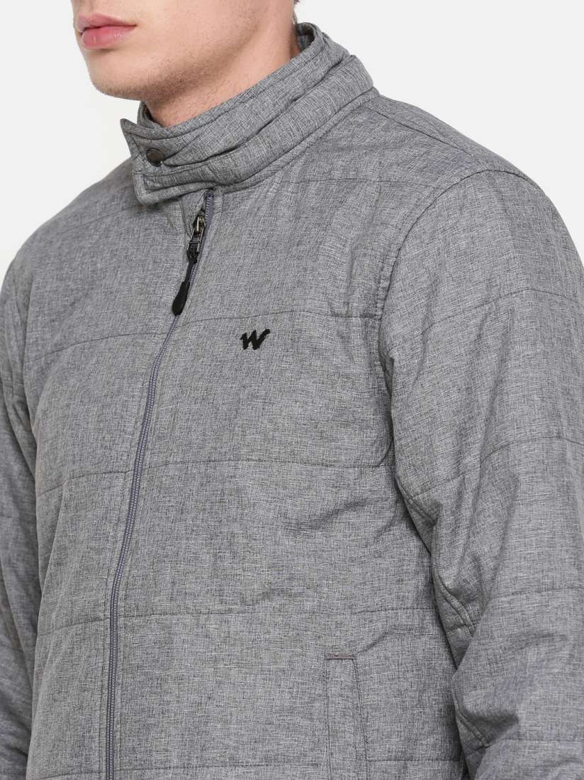 Buy Wildcraft Men Grey HYPAWARM Solid Hooded Puffer Jacket Jackets for Men 7422280 Myntra