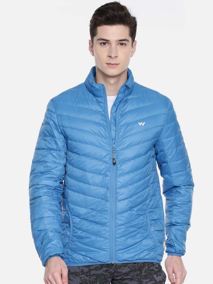 Wildcraft blue solid casual jacket cheap