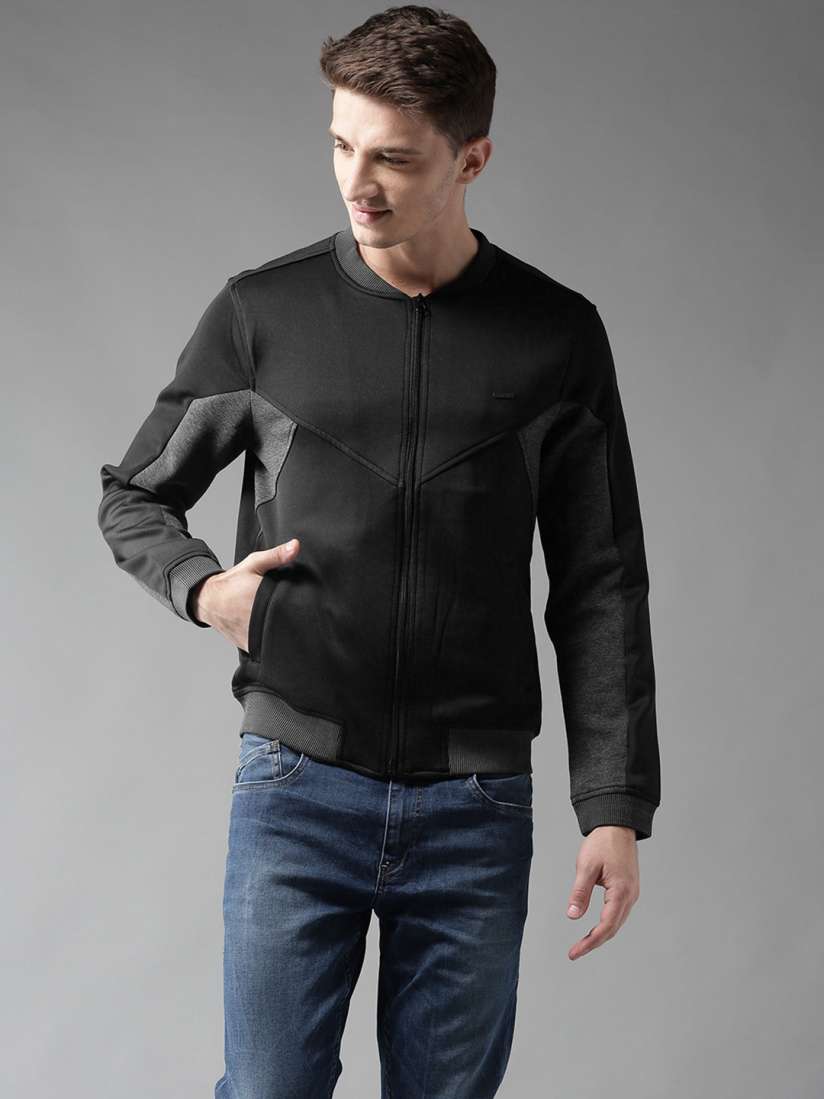 Flying machine charcoal grey jacket on sale