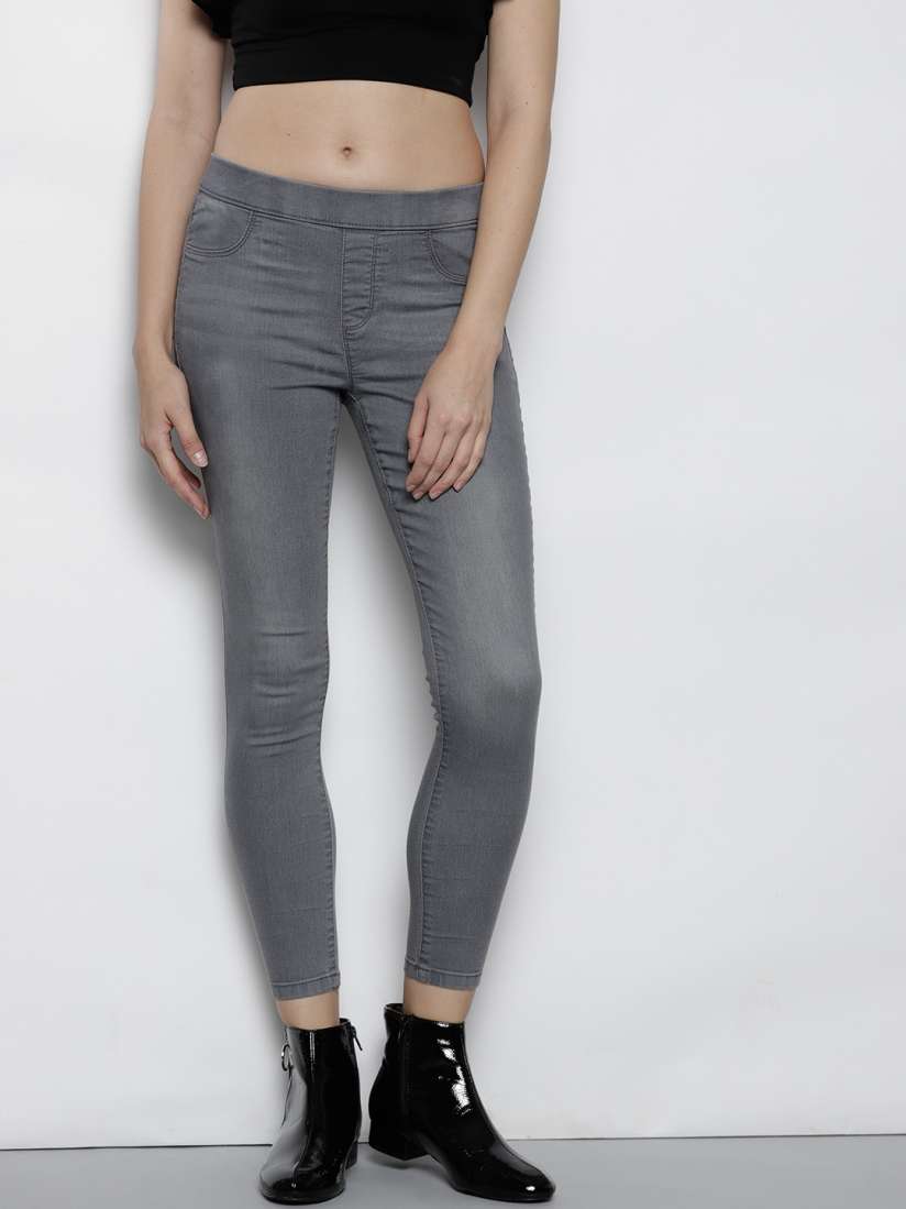 Grey jeggings petite hotsell