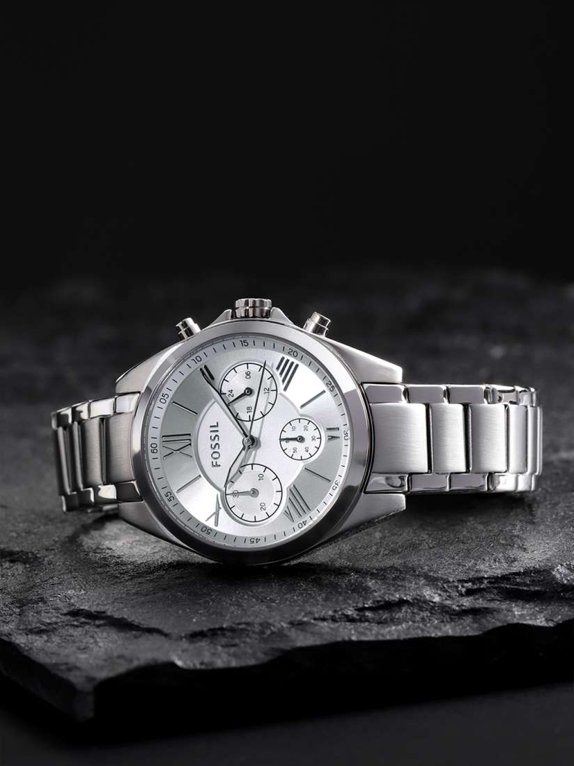 Buy Fossil Women Silver Toned Analogue Watch BQ3035 Watches for Women 7442365 Myntra