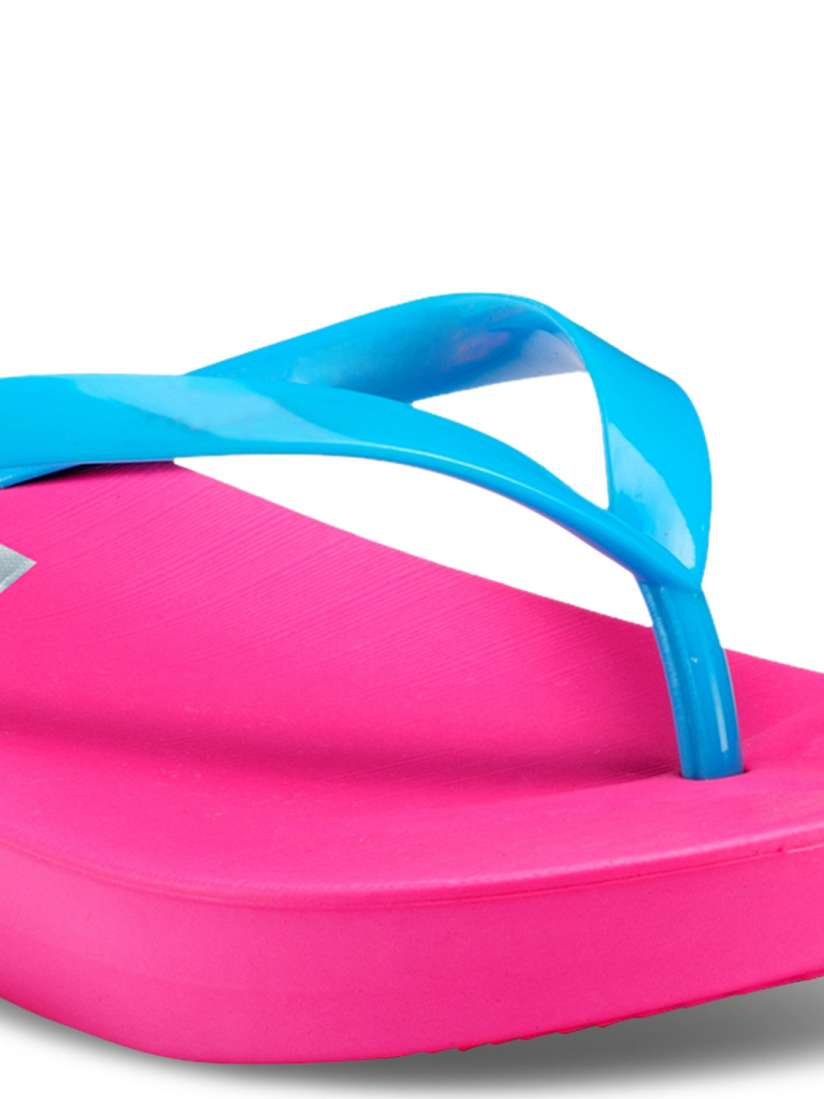 Buy Zachho Women Pink Blue Solid Thong Flip Flops Flip Flops for Women 7452569 Myntra