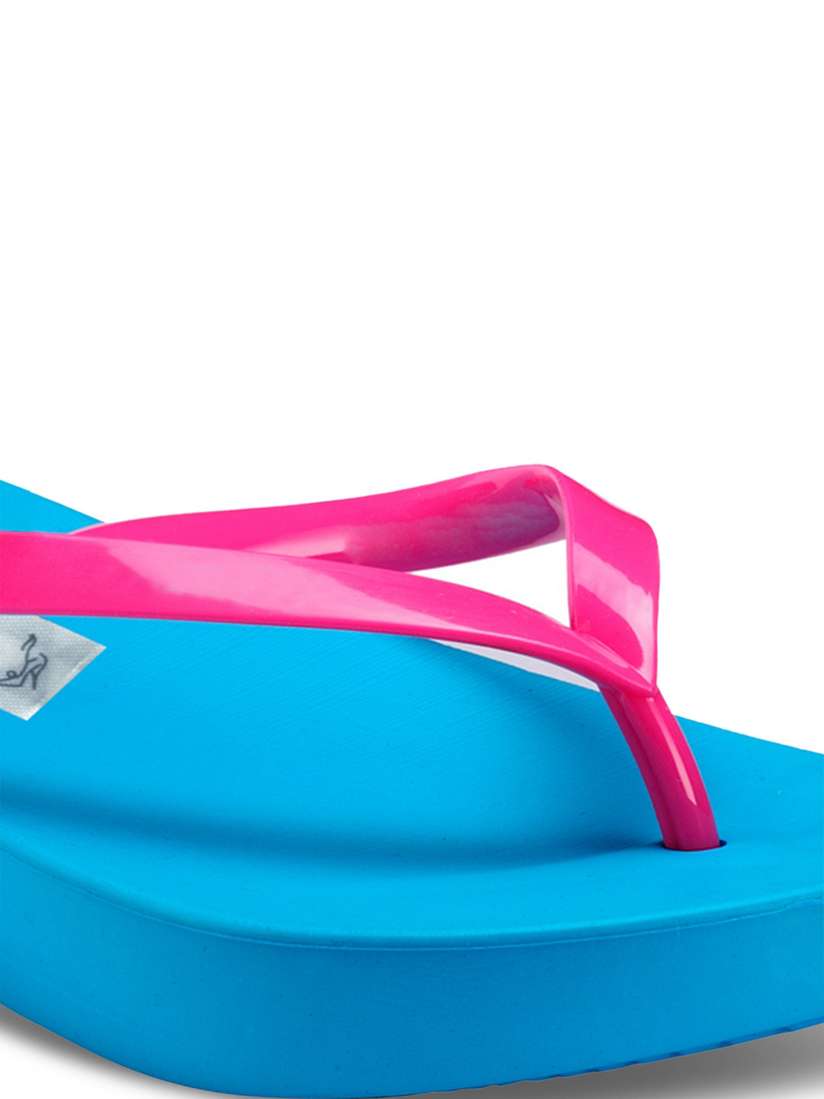 Zachho Flip Flops Buy Zachho Women Blue Pink Solid Thong Flip