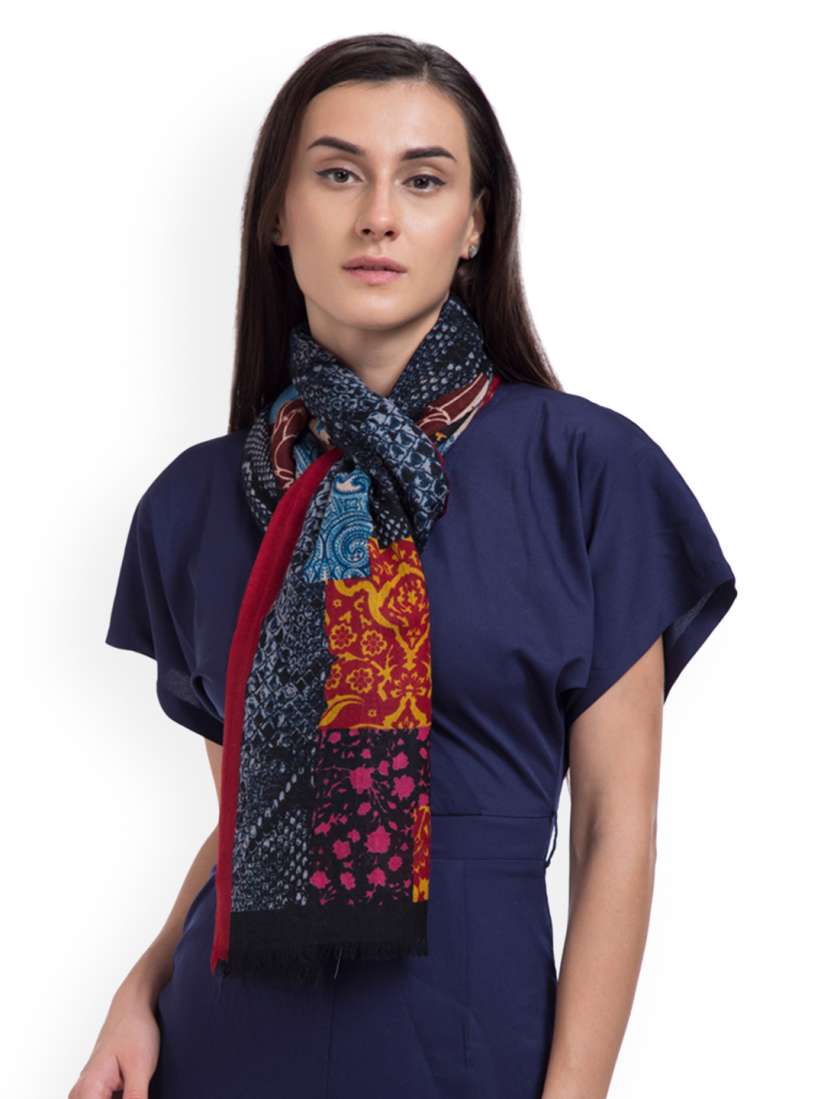 Buy SHINGORA Women Multicoloured Woven Design Woollen Stole Stoles for Women 7457144 Myntra