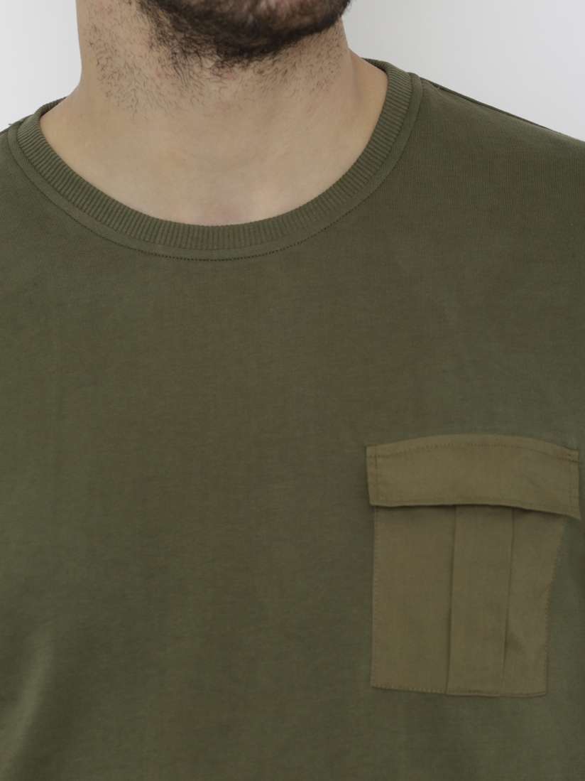 Buy DEEZENO Men Olive Green Solid Sweatshirt Sweatshirts for Men 7460102 Myntra
