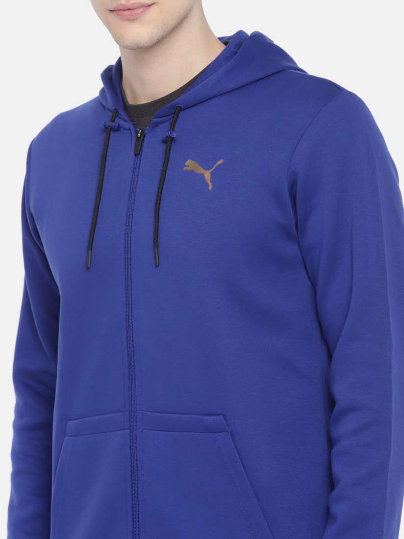 Buy Puma Blue Q4 VENT Hooded Dry Cell Sweatshirt Sweatshirts for Men 7473540 Myntra