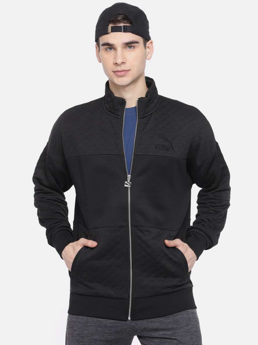 Puma retro quilted jacket discount