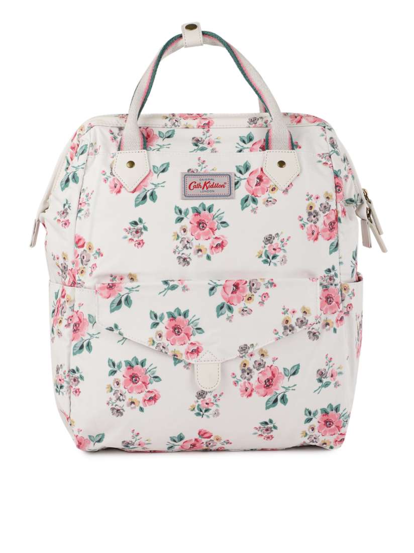 Buy Cath Kidston Women Cream Coloured Floral Printed Frame Backpack Backpacks for Women 7477040 Myntra
