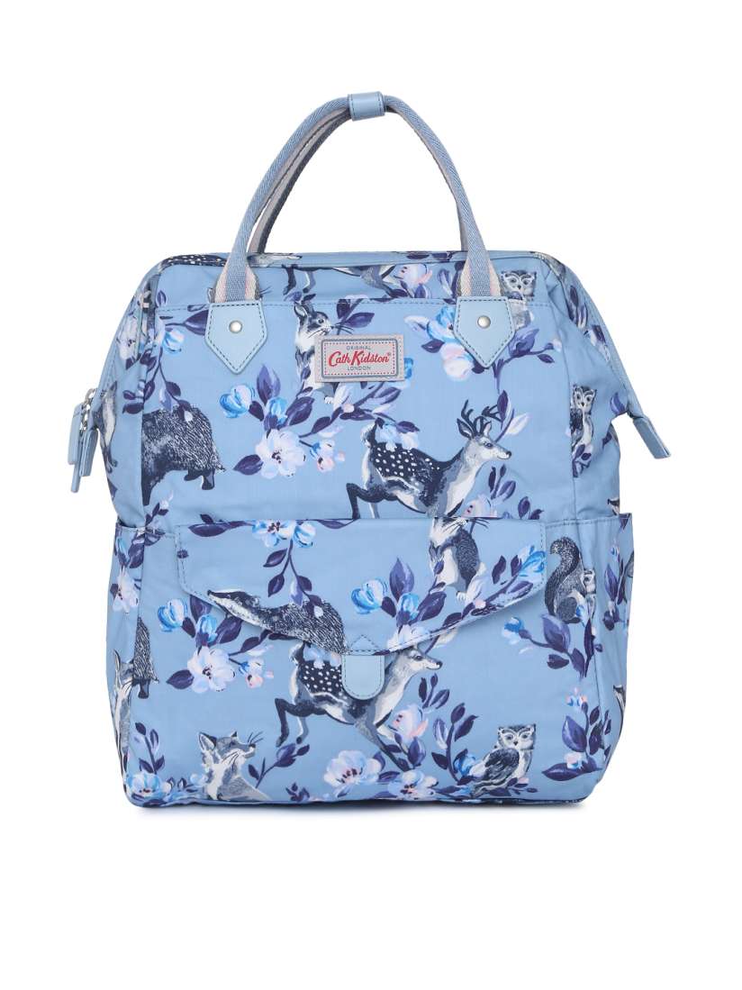Buy Cath Kidston Women Blue Printed Frame Backpack Backpacks for Women 7477075 Myntra