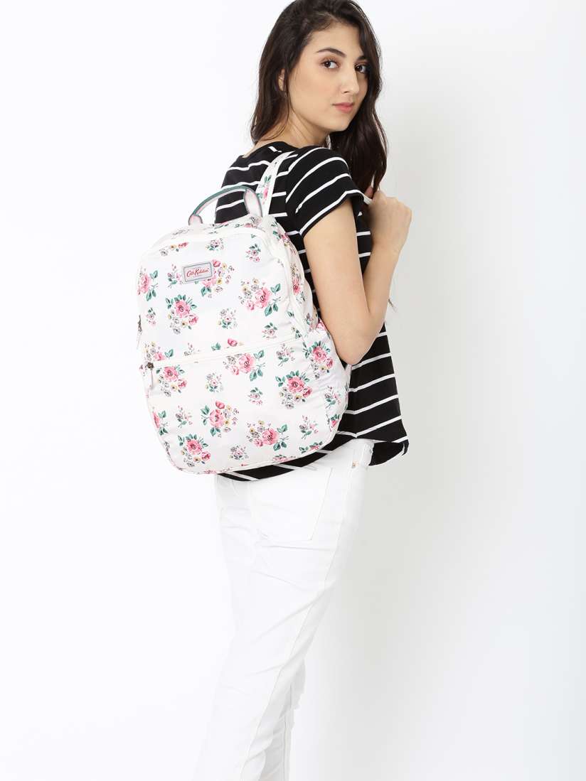 Buy Cath Kidston Women White Floral Print Backpack Backpacks for Women 7477100 Myntra