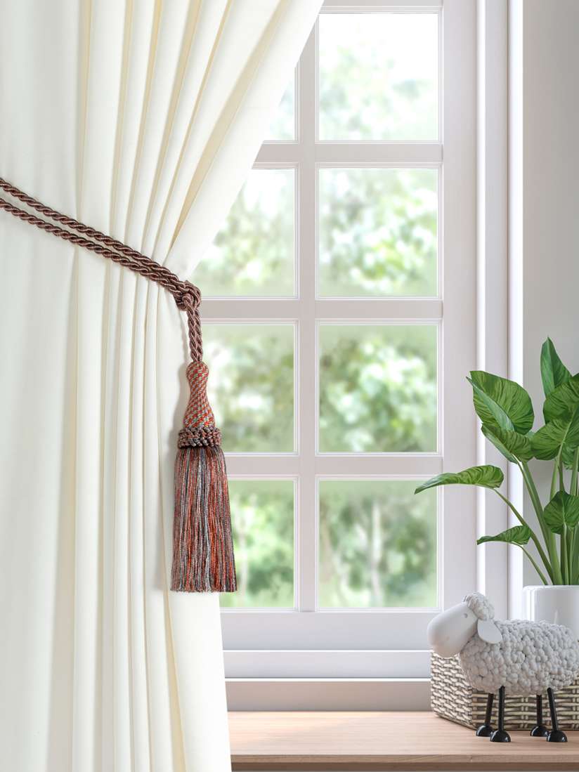 Buy Deco Window Grey Curtain Tieback Curtain Tie and Hold Backs for Unisex 7481047 Myntra