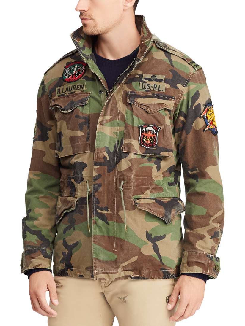 Ralph lauren camo jacket outlet