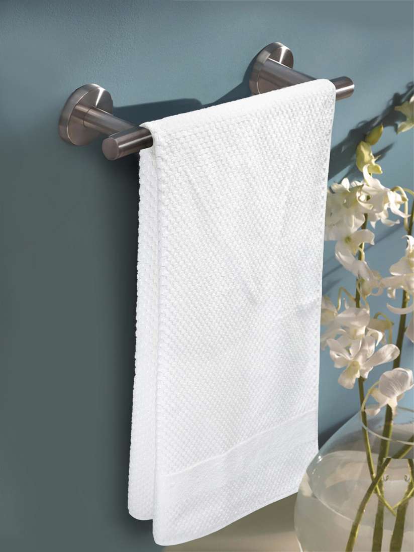 Buy p MARK HOME White 100 Organic Cotton 575 GSM Bath Towel p Bath Towels for Unisex 7484717 Myntra