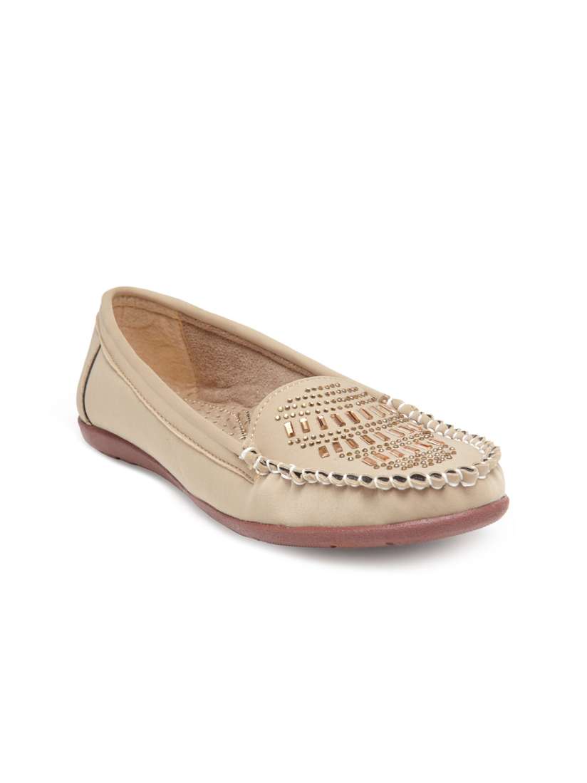 Buy Zachho Women Beige Loafers Casual Shoes for Women 7485210 Myntra