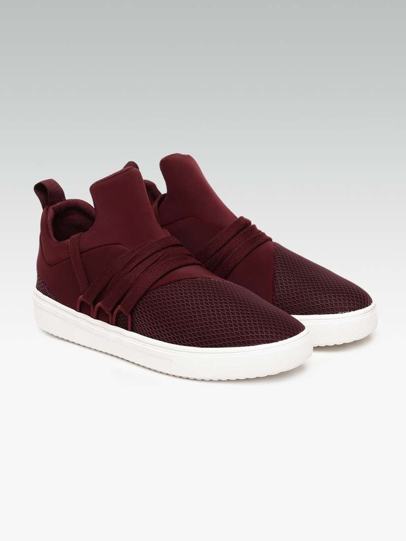 Buy Steve Madden Women Burgundy Sneakers Casual Shoes for Women 7485537 Myntra