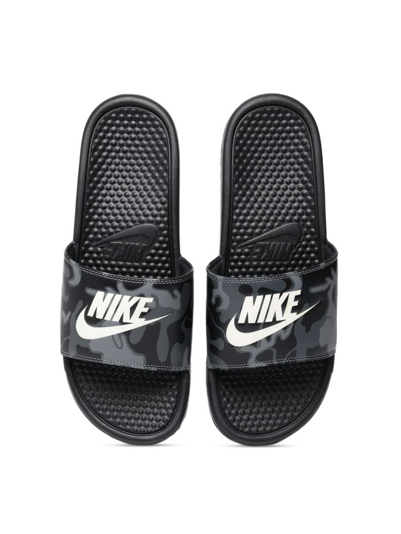 Buy Nike Men Black Benassi Printed Sliders Flip Flops for Men 7487809 Myntra