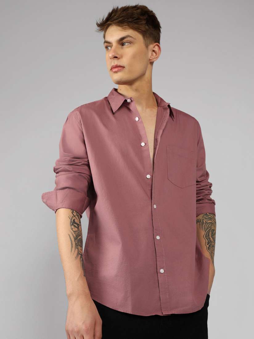 Buy Dennis Lingo Men Pink Slim Fit Casual Shirt Shirts for Men 7488102 Myntra