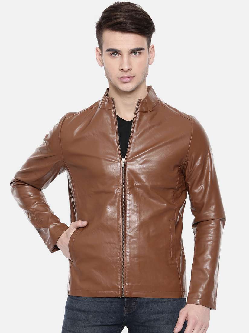 Solid Jacket Pepe Jeans Leather Jacket Mens Pepe Jeans Jacket