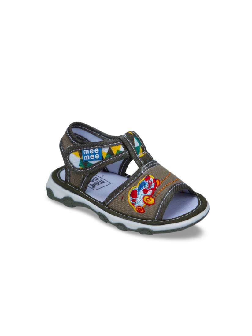 Buy MeeMee Boys Green Blue Comfort Sandals Sandals for Boys 7502319 Myntra
