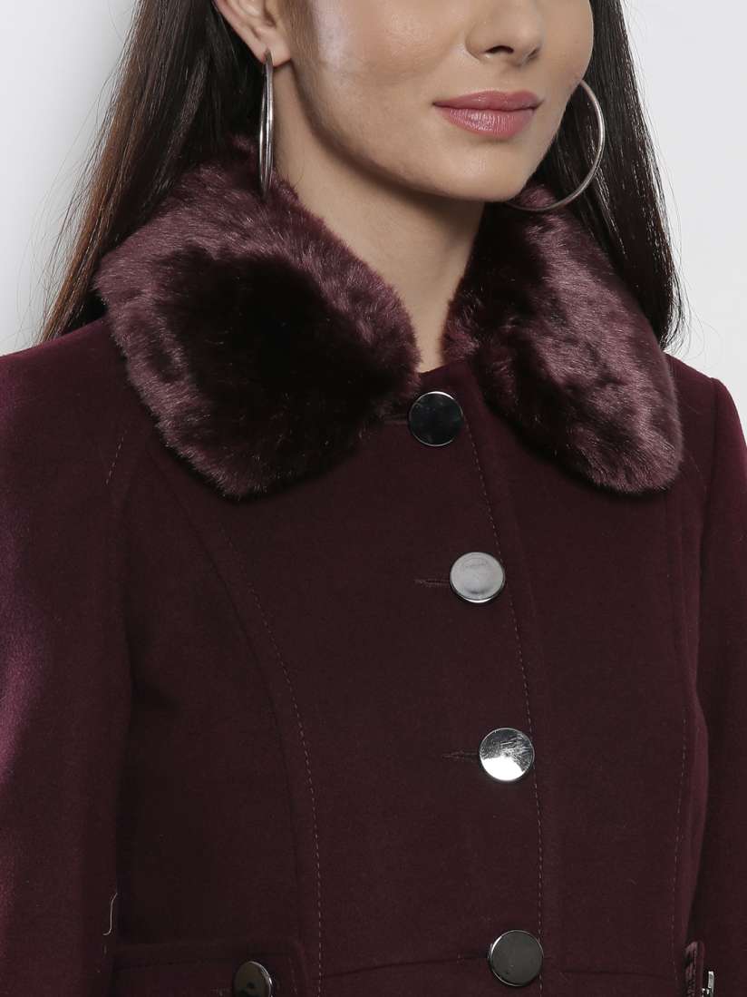 Burgundy coat dorothy perkins online