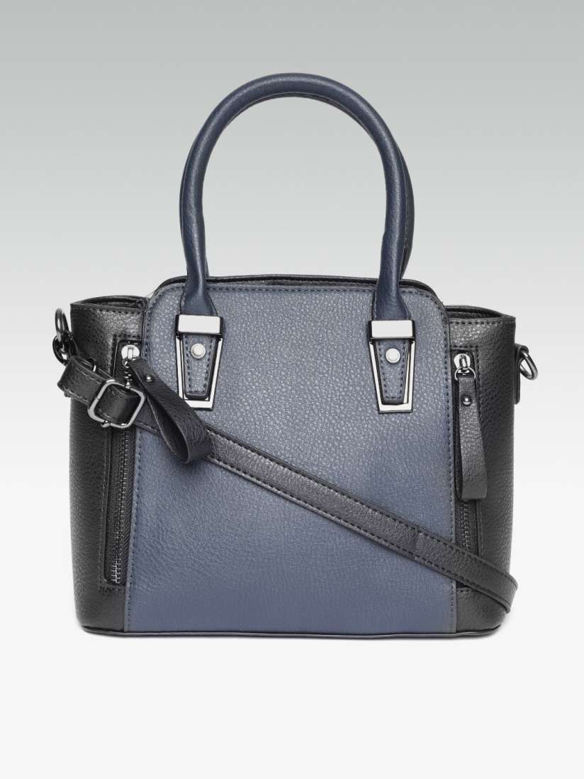 Buy DOROTHY PERKINS Navy Black Colourblocked Handheld Bag Handbags for Women 7511573 Myntra