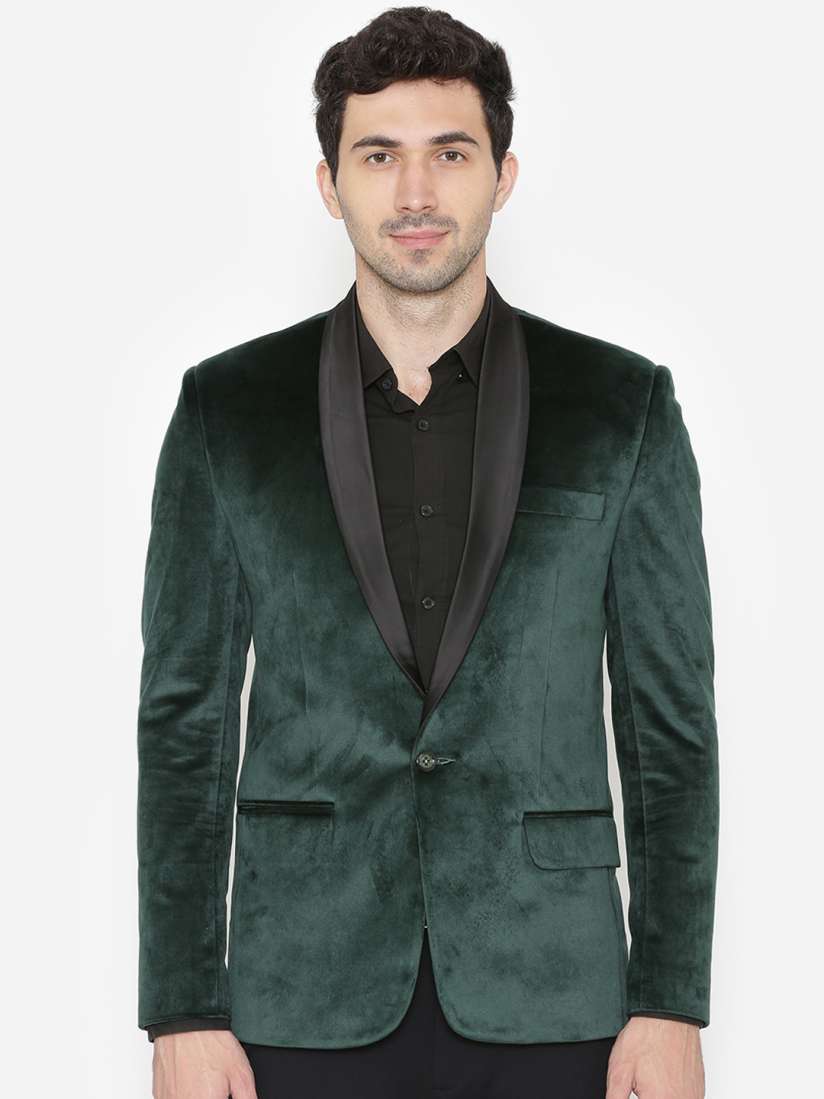 Green blazer mens cheap clearance