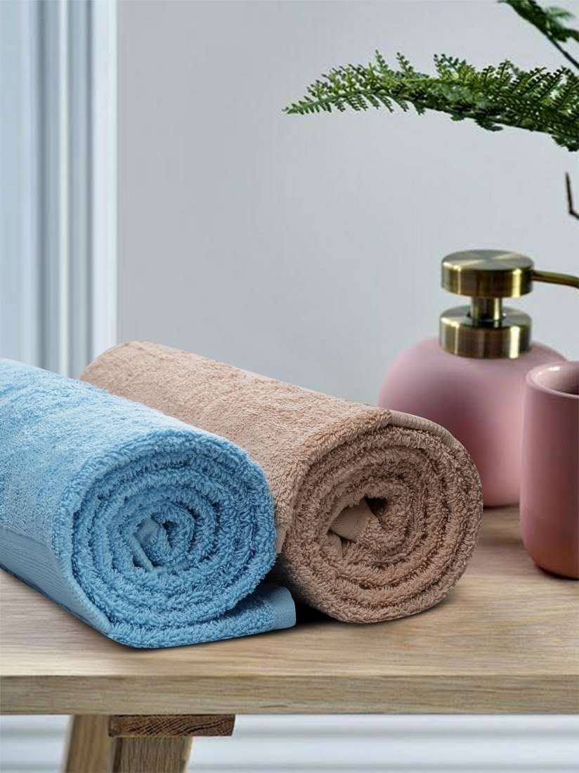Buy Bombay Dyeing Set of 2 Cotton 550 GSM Bath Towels Bath Towels for Unisex 7525941 Myntra