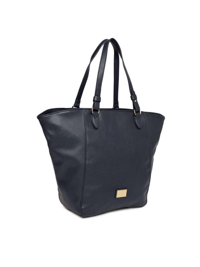 Buy Caprese Navy Blue Solid Shoulder Bag Handbags for Women 7532240 Myntra