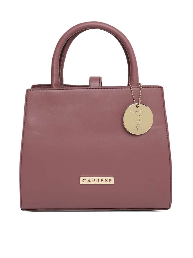Caprese pink solid handheld bag deals