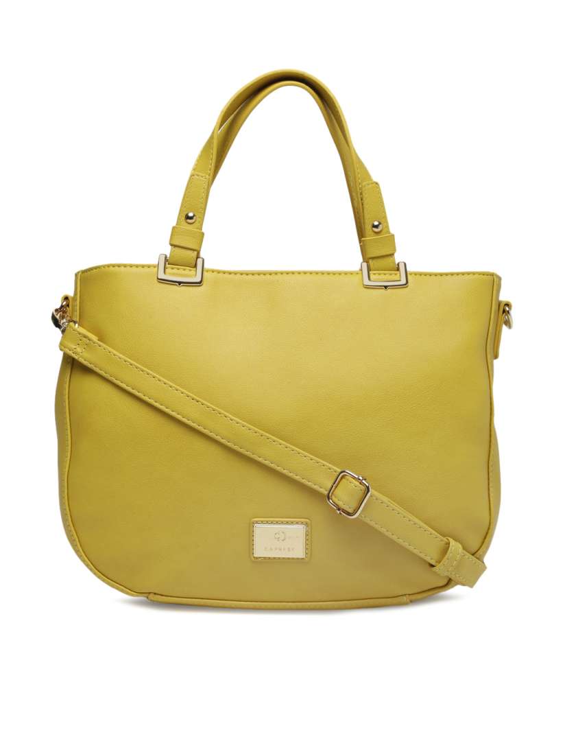 Caprese yellow handbag hotsell