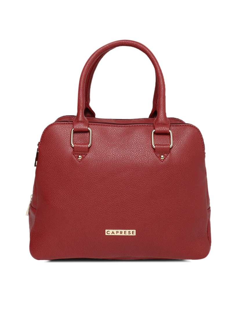 Caprese maroon solid handheld bag outlet