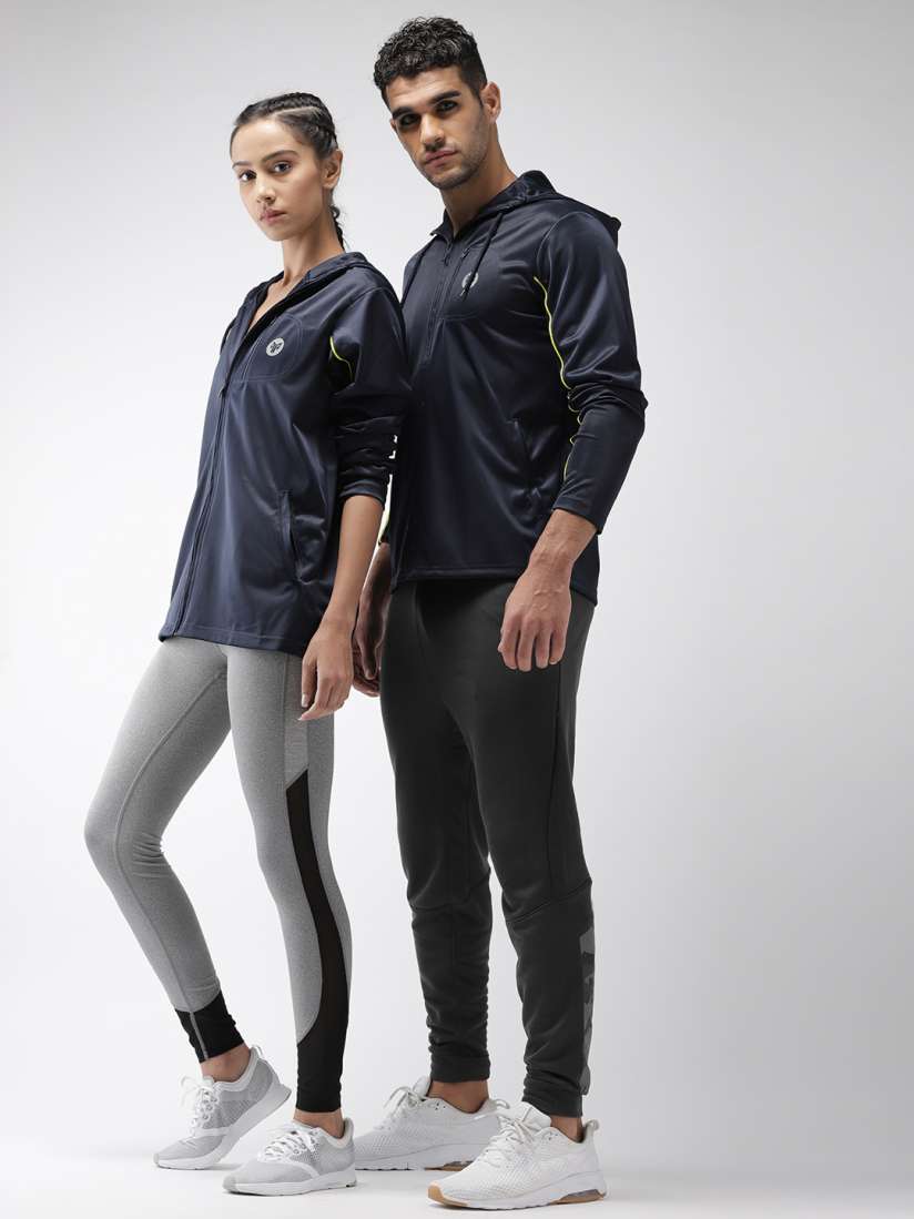 Buy 2GO Unisex Navy Blue Solid Training Sporty Jacket Jackets for Unisex 7536115 Myntra