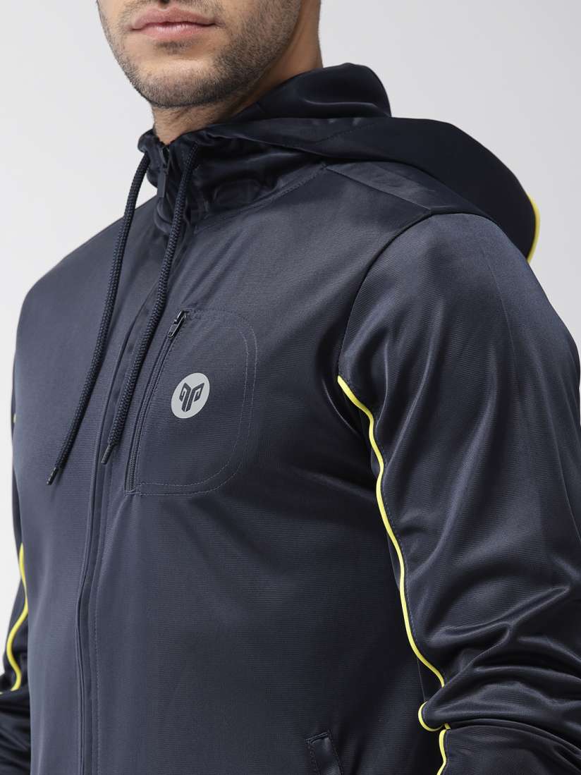 Buy 2GO Unisex Navy Blue Solid Training Sporty Jacket Jackets for Unisex 7536115 Myntra
