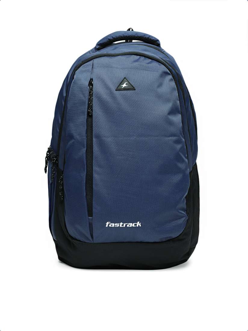 Buy Fastrack Unisex Navy Blue Solid Backpack Backpacks for Unisex 7559967 Myntra