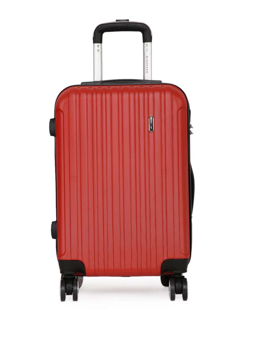 Buy GIORDANO Unisex Red Cabin Trolley Suitcase Trolley Bag for Unisex 7583566 Myntra