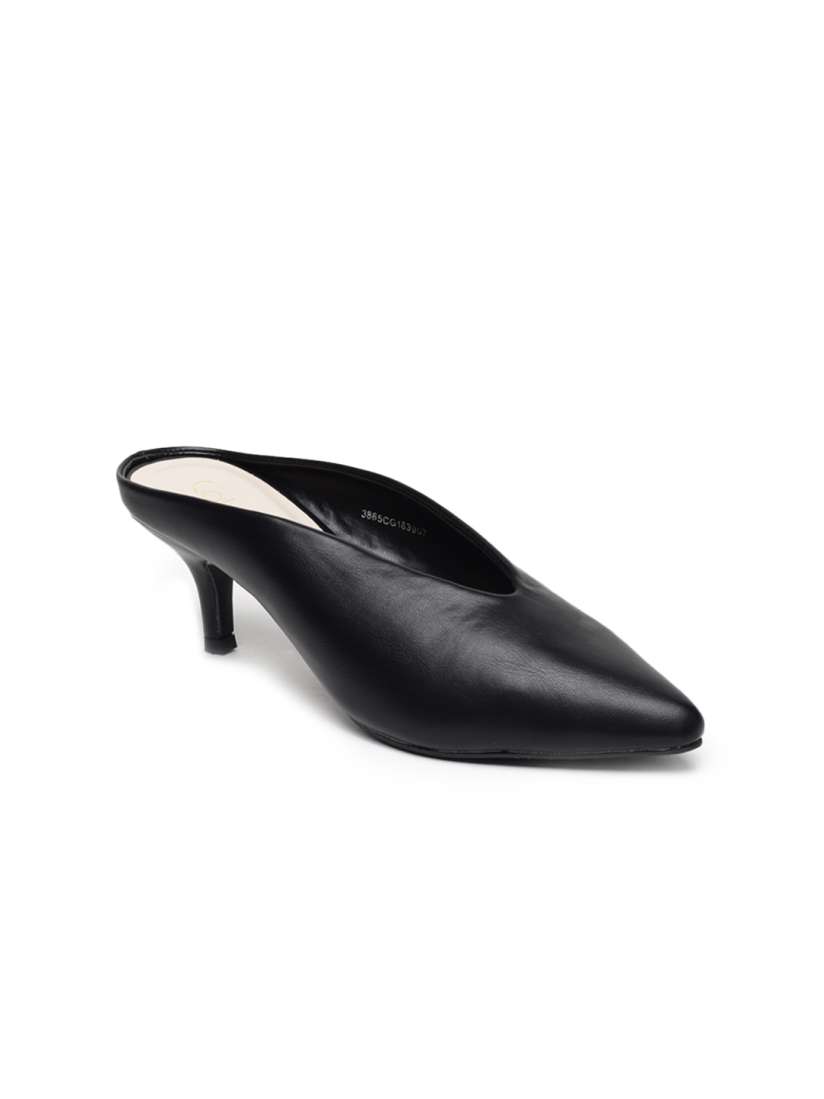Catwalk black mules store