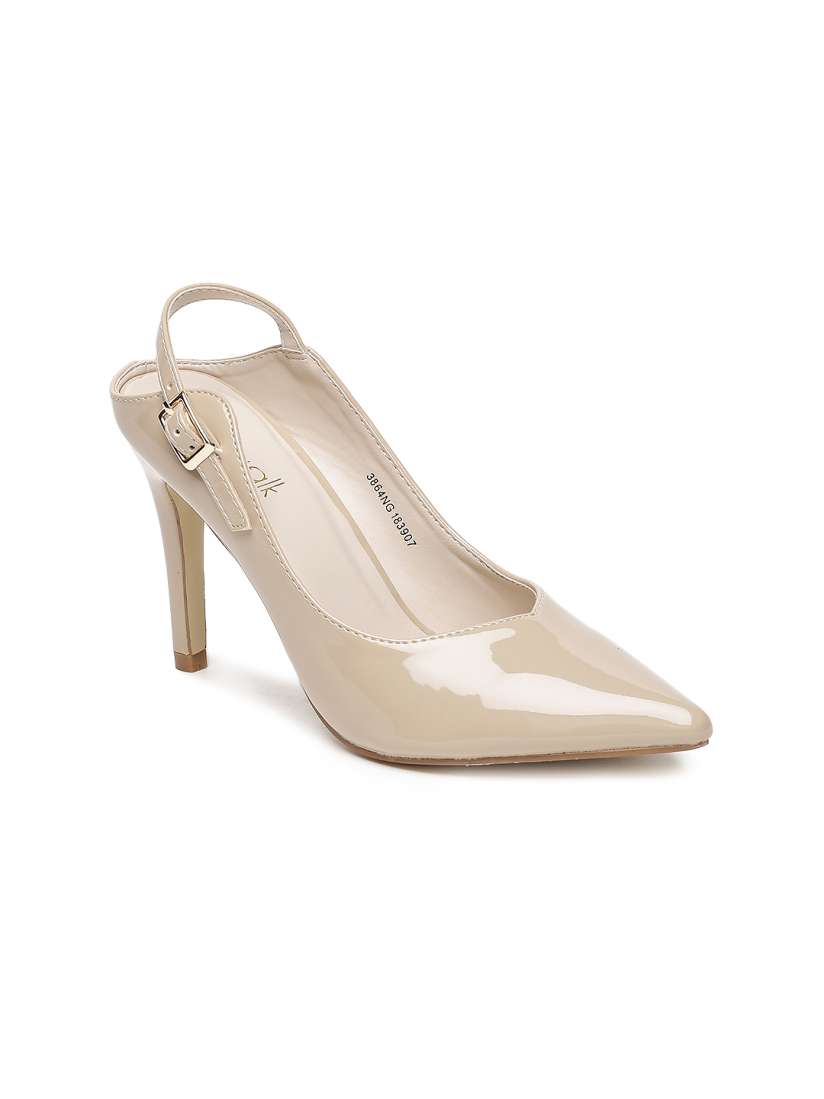 Buy Catwalk Women Beige Solid Slim Heels Heels for Women 7585672 Myntra