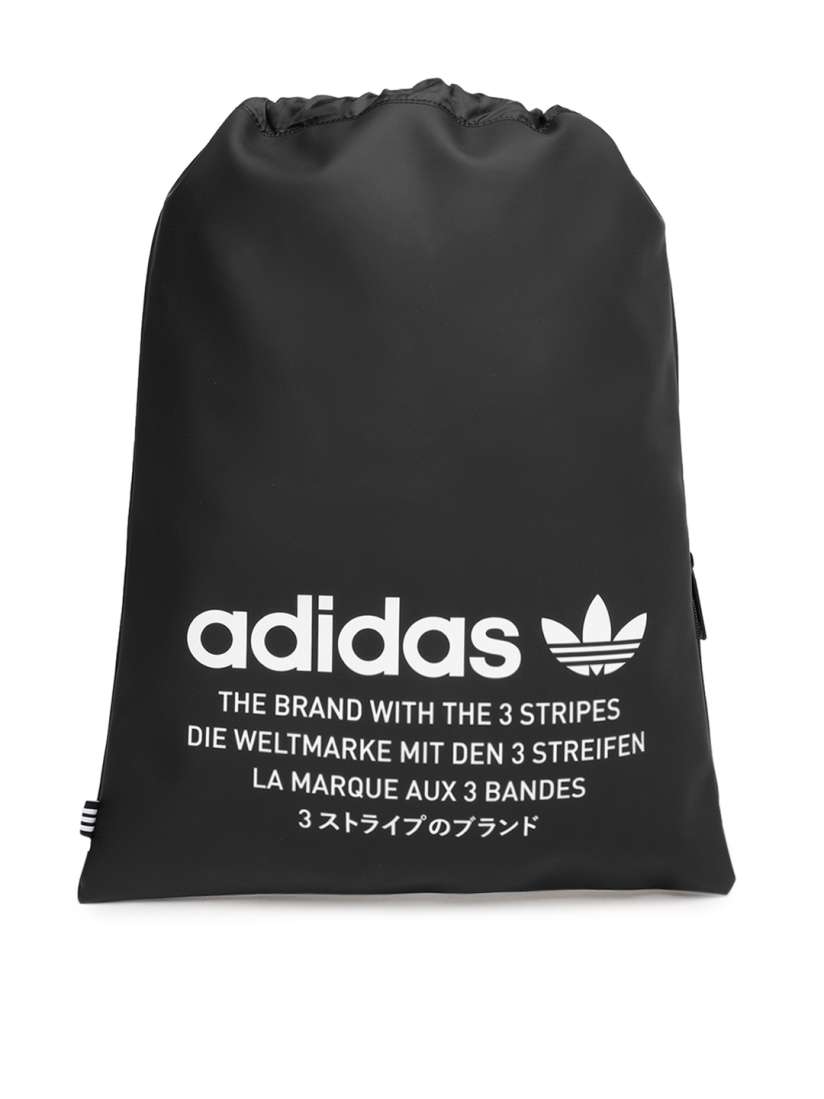 Buy Adidas Originals Unisex Black Brand Logo Backpack Backpacks for Unisex 7587023 Myntra