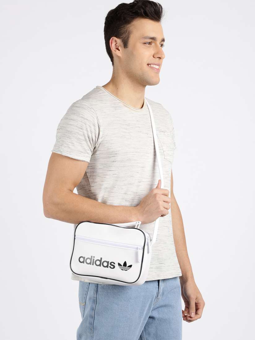 Buy Adidas Originals White Solid Sling Bag Handbags for Unisex 7587060 Myntra
