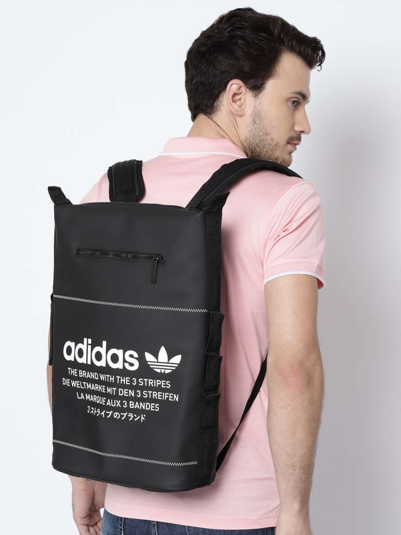 Buy ADIDAS Originals Unisex Black NMD S Brand Logo Laptop Backpack Backpacks for Unisex 7587092 Myntra