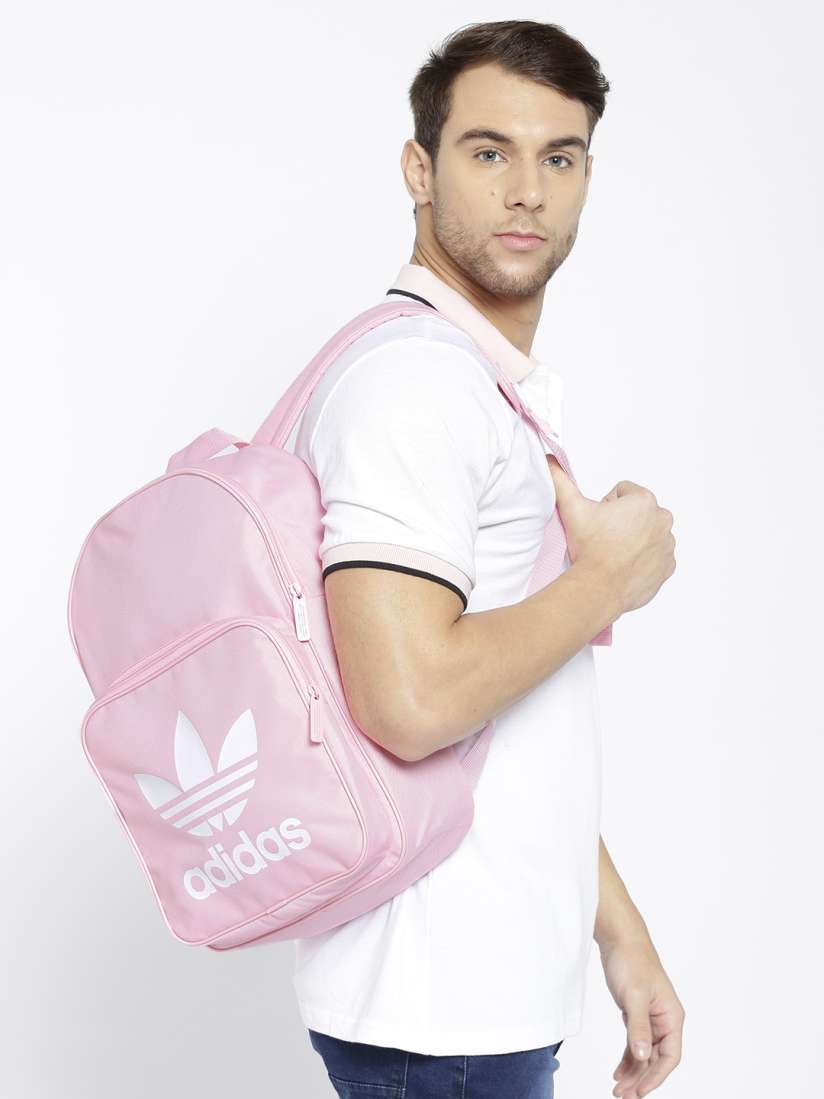 Adidas classic trefoil backpack pink sales