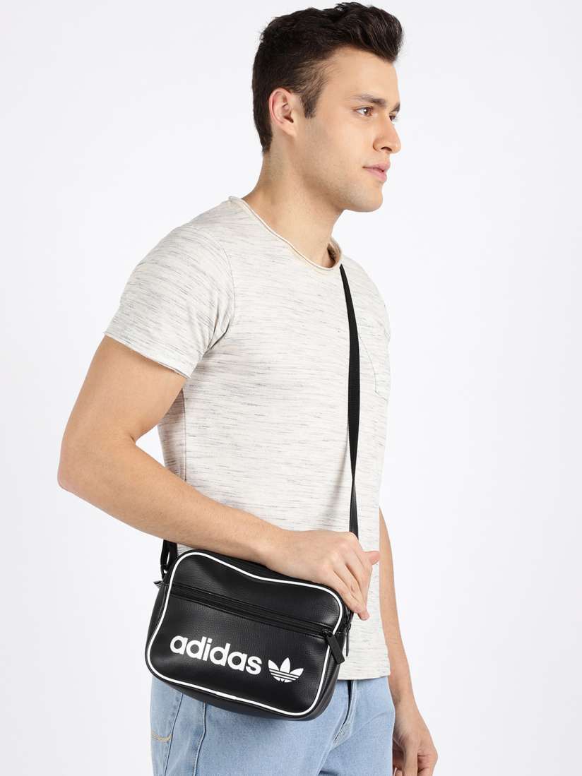 Buy ADIDAS Originals Unisex Black Solid Messenger Bag Messenger Bag for Unisex 7587170 Myntra