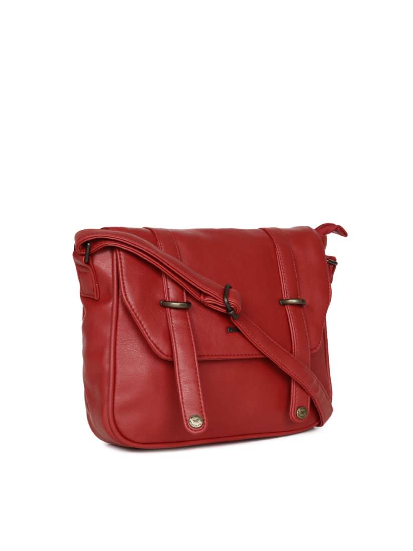 Buy Fastrack Red Solid Sling Bag Handbags for Women 7587858 Myntra