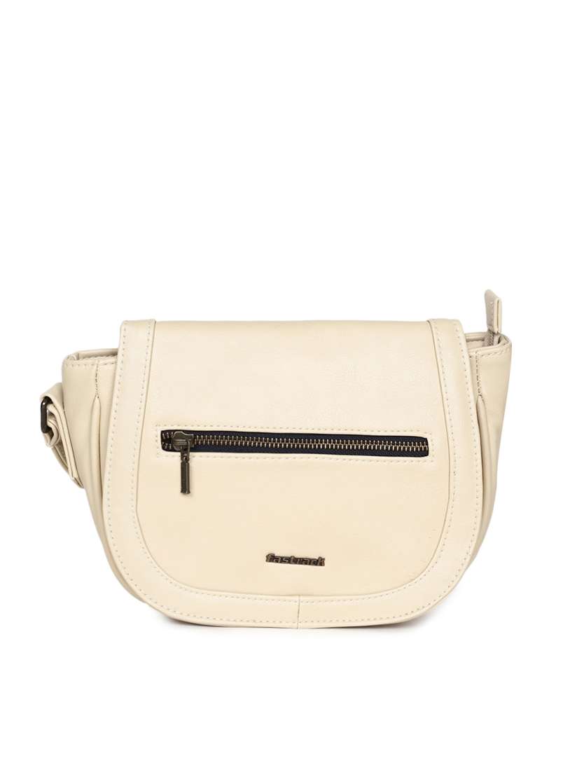 Buy Fastrack Beige Solid Sling Bag Handbags for Women 7587868 Myntra