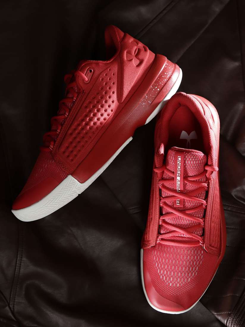 Buy Under Armour Men Red Torch Low Basketball Shoes Sports Shoes for Men 7590497 Myntra