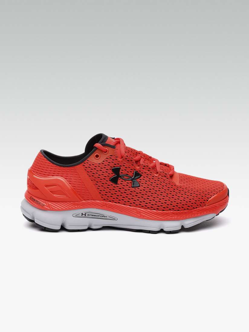 Buy UNDER ARMOUR Men Red Woven Design UA SpeedForm r Intake 2 Running Shoes Sports Shoes for Men 7590610 Myntra