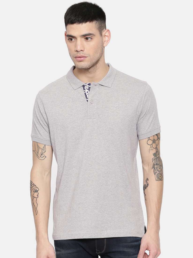 Mens Tshirts Pepe Jeans Polo T Shirts PEPE JEANS Men Solid Regular