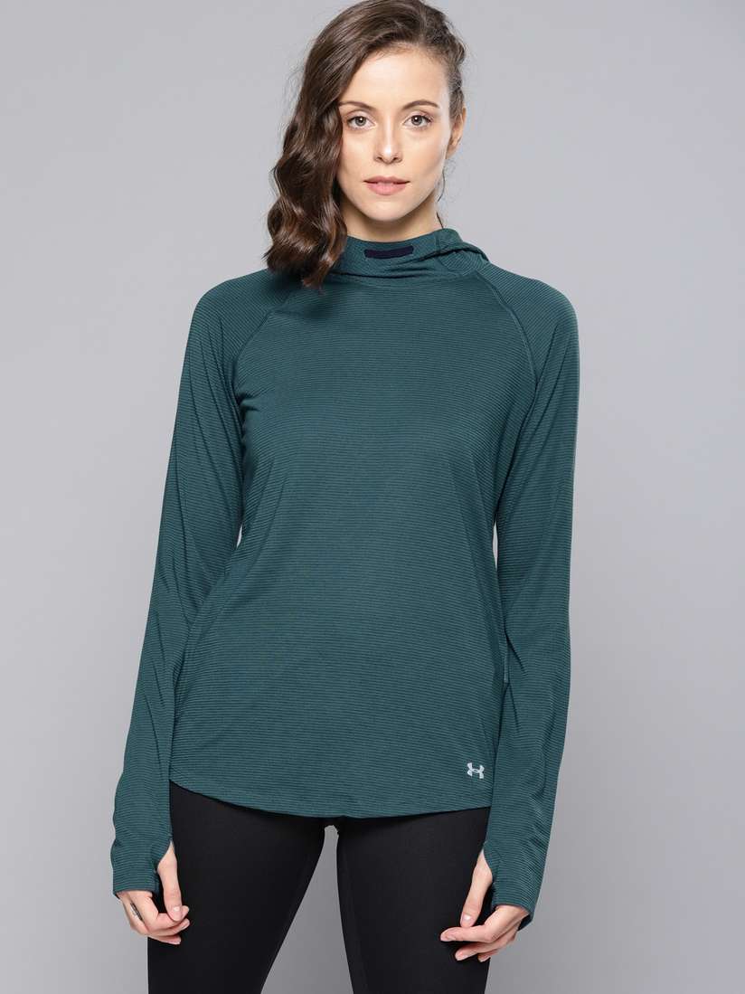 Myntra Under Armour High Neck Hoodie Dark Blue Adidas Originals