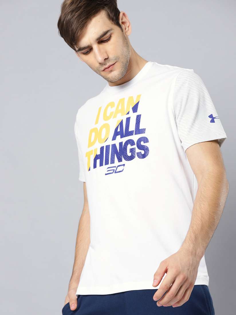 Stephen curry white t shirt discount